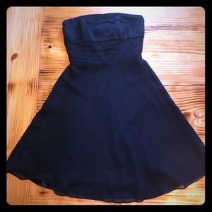 White House Black Market strapless party dress